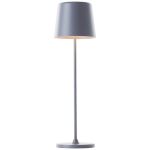 Brilliant Bordlampe Kaami Metall Plast Grå 2W 310lm - 830 Varm Hvit | 100mm - IP44 - Udendørs - Dimbar 