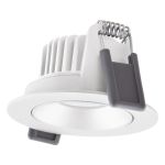 Ledvance LED spot Adjust Aluminium Hvit 8W 680lm 36D - 930 varm hvit | Utskjæring 68mm - IP20 - beste fargegjengivelse - dimbar