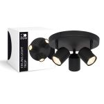 D'Lite Taklampe Trop Sandete Svart | Egnet Til 3x GU10