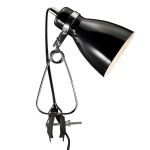 Nordlux Bordlampe Cyclone Clamp Metall Svart | Egnet for 1x E14