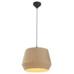 Nordlux Dicte 40 Pendel Lampe Tekstil Beige| Egnet for 1x E27