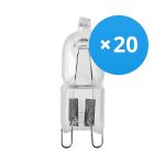 Fordelspakning 20x Osram Halogen G9 HaloPin Eco 60W