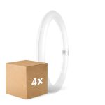 Fordelspakning 4x Osram LED Lysrør T9 Rund (EM/Mains) 18.3W 2200lm - 840 Kald Hvit | Erstatter 32W