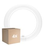 Fordelspakning 4x Ledvance LED Lysrør T9 Value Rund (EM/Mains) 11W 1320lm - 840 kald hvit | erstatter 22W