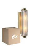 Fordelspakning 6x Nordlux Nimal Veggbelysning Messing | Egnet for 2x E14