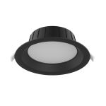 Noxion LED Downlight Hera Medium Innfelt Svart 21W 2400lm 100D - 827-830-840 CCT | 226mm - Utskjæring 200mm