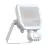 Ledvance LED Flomlys Aluminium Hvit 17W 2200lm 100D - 830 Varm Hvit | IP65 - Bevegelses- Og Lyssensor - Symmetrisk