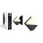 D'Lite Veggbelysning Elios ABS Svart | IP54 - Egnet for 1x E27 