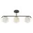 Nordlux Grant Pendel Lampe Glass Svart | Egnet for 3x E14