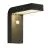 Nordlux Solar Monay Veggbelysning Svart 5W 400lm - 830 Varm Hvit