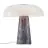 DFTP by Nordlux Bordlampe Glossy Marmor og Glass Grå | 320mm - Egnet for 1x E27