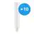 Fordelspakning 10x Ledvance Dulux-D LED 9W - 830 Varm Hvit | 2-Stift - Erstatter 26W