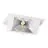 LED Downlight Wallwasher Wally Medium Hvit 27W 3700lm 78x100D - 830 Varm Hvit - 238x145mm