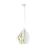 Eglo Pendel Lampe Carlton 1 Stål Hvit Gull | IP20 - Egnet for 1x E27 