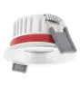 Ledvance LED spot Fire Rated Aluminium Hvit 8W 640lm 36D - 927 ekstra varm hvit | Utskjæring 68mm - IP65 - beste fargegjengivelse - dimbar