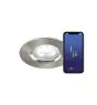 Nordlux Don Smart LED spot Brushed Nickel 4.7W 320lm 60D - 822-865 Innstillbar Hvit + RGB | 85mm - IP65