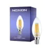 Noxion Lucent LED E14 Mignon filament klar 4.5W 470lm - 827 ekstra varm hvit | erstatter 40W