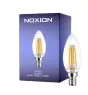 Noxion Lucent LED E14 Mignon filament klar 4.5W 470lm - 827 ekstra varm hvit | dimbar - erstatter 40W