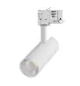 Noxion LED Tracklight 3-Fase Ecowhite Aluminium Hvit 10W 840lm 36D - 830 Varm Hvit