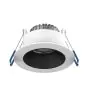Noxion LED Spot Ares Dyp Hvit 6W 540lm 927-940 3CCT - med Inner Sirkel Svart | Utskjæring 68mm