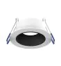 Noxion LED Spot Ares Dyp ring Hvit - med Inner Sirkel Svart | Utskjæring 68mm - incl. GU10 Fitting