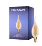 Noxion Lucent LED E14 Mignon Filament Rav BA35 4.5W 400lm - 822 Ekstra Varm Hvit | Dimbar - Erstatter 35W