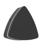 Eglo Veggbelysning Pedersano Aluminium Svart 8W 800lm - 827-840-865 CCT | IP44