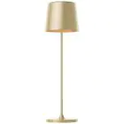 Brilliant Bordlampe Kaami Metall Plast Gull 2W 310lm - 830 Varm Hvit | 100mm - IP44 - Udendørs - Dimbar 