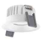 Ledvance LED spot Fix Aluminium Hvit 8W 680lm 36D - 930 varm hvit | Utskjæring 68mm - IP44 - beste fargegjengivelse - dimbar