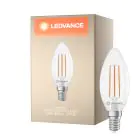 Ledvance Classic LED E14 Mignon Filament Klar 3.8W 806lm - 827 Ekstra Varm Hvit | Erstatter 60W