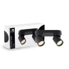 D'Lite Tak Spot Clio Svart Vippbar| Egnet for 2x GU10