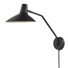DFTP by Nordlux Darci Veggbelysning Metall Svart | Egnet for E14