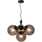 Nordlux Pendel lampe Ivona 4x E27 svart - Metall | Max. 28W