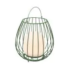 Nordlux Bordlampe Jim To-Go Portable Batteri Metall Grønn 3W 300lm - 827 Ekstra Varm Hvit | 3-Trinn Dimbar 