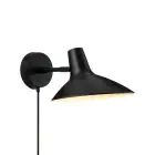 DFTP by Nordlux Darci Short Veggbelysning Metall Svart | Egnet for E14
