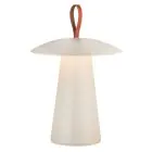 Nordlux Bordlampe Ara Batteri Aluminium Sanded 2W 240lm - 830 Varm Hvit | Dimbar Touch