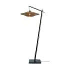 Good&Mojo Gulvlampe Bali Bambus Svart | Egnet for 1x E27 