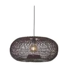 Good&Mojo Pendel Lampe Arizona Rattan Burgundy L | Egnet for 1x E27 
