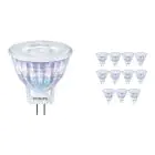Fordelspakning 12x Philips Corepro LED Spot GU4 MR11 2.3W 184lm 36D - 827 ekstra varm hvit | erstatter 20W