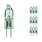 Fordelspakning 10x Philips Microprojection Halogen G4 Pære Focusline 20 W 