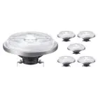 Fordelspakning 6x Philips MASTER LED Spot G53 AR111 10.8W 600lm 9D - 927 ekstra varm hvit | beste fargegjengivelse - dimbar - erstatter 50W