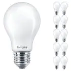 Fordelspakning 10x Philips MASTER Value LED Pære E27 Pære matt 3.4W 470lm - 927 ekstra varm hvit | beste fargegjengivelse - dimbar - erstatter 40W