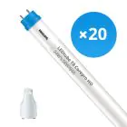 Fordelspakning 20x Philips LED Lysrør T8 CorePro (EM/Mains) High Output 24W 2700lm - 840 kald hvit | 150cm - erstatter 58W