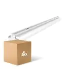 Fordelspakning 4x Noxion Lyslister Click Reflektor V2 LED T8 | Egnet for 2x 150cm LED Lysrør