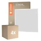 Fordelspakning 4x Ledvance LED panel Kompakt Aluminium Hvit 33W 3630lm - 840 kald hvit | 60x60cm