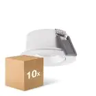 Fordelspakning 10x Ledvance LED spot Air Adjust Aluminium Hvit 4W 320lm 36D - 930 varm hvit | Utskjæring 68mm - IP23 - beste fargegjengivelse - dimbar