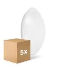 Fordelspakning 5x Ledvance Surface Rund 350 18W 830 1440lm Hvit IP44 | varm hvit
