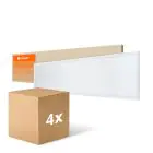 Fordelspakning 4x Ledvance LED panel Kompakt Aluminium Hvit 33W 3630lm - 840 kald hvit | 120x30cm
