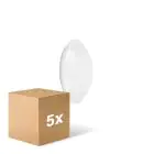 Fordelspakning 5x Ledvance Surface Rund 250 13W 840 960lm Hvit IP44 | med sensor - kald hvit