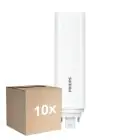 Fordelspakning 10x Philips CorePro PL-T LED Pære HF 15W - 830 Varm Hvit | 4-Stift - Erstatter 32W